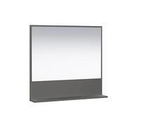 trendteam smart living - PureBliss - Espejo de Pared - Antracita - 80 x 74 x 14 cm - Espejo de baño con Superficie de 80 cm