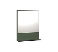 trendteam smart living - PureBliss - Espejo de Pared - Verde - (60 x 74 x 14 cm) - Espejo de baño con Estante de 60 cm