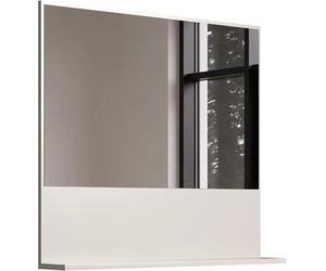 trendteam smart living - Sao Paulo - Espejo de Pared - Cachemira (Beige) - Espejo de baño con práctico Estante - 80 x 74 x 14 cm - Incluye Material para Montaje en Pared