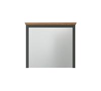 trendteam smart living - Stanton - Espejo de Pared - Verde Abeto/Roble Evoke - Espejo de Armario con Marco - 77 x 68 x 6 cm - Estilo rústico