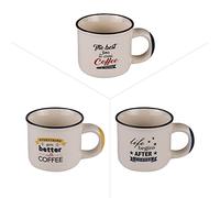 Trend'up - Tazas de 11 cl Zinc (lote de 3)