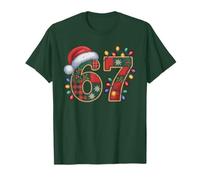 Trendy 67 Christmas Meme Seis Siete Podredumbre del Cerebro 6 7 Equipo de Jerga Camiseta