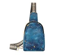 Trendy A Few Lovely Fireflies Flew in Dark Blue Sky - Riñonera grande impermeable para el día, Unas bonitas luciérnagas volaron en el cielo azul oscuro, 1 size