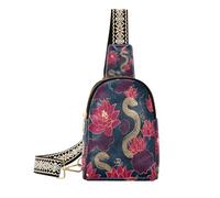 Trendy Animal Cobra Water Lily Red and Gold (palabra clave) (prop1) (longword) para (escenario)