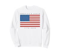 Trendy Apparel 4th of July America's 250th 1776-2026 US Flag Sudadera