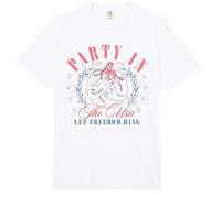 Trendy Apparel 4th of July Party In The USA Let Freedom Ring Comfort Colors Adult Heavyweight T-Shirt