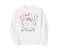 Trendy Apparel 4th of July Party In The USA Let Freedom Ring Sudadera
