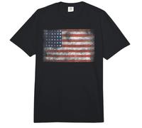 Trendy Apparel 4th of July United States of America Flag Comfort Colors Adult Heavyweight T-Shirt