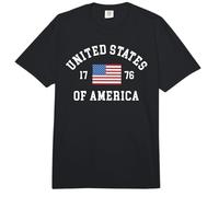 Trendy Apparel 4th of July United States of America USA 1776 Comfort Colors Adult Heavyweight T-Shirt