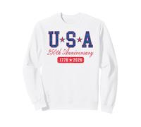 Trendy Apparel 4th of July USA 250th Anniversary 1776 2026 Sudadera