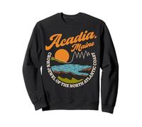 Trendy Apparel Acadia Maine Crown Jewel of North Atlantic Sudadera