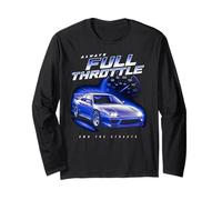 Trendy Apparel Always Full Throttle Own The Streets JDM Manga Larga