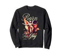 Trendy Apparel Angel Born For Glory No Saints Just Martyrs Sudadera