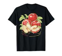 Trendy Apparel Apples Fruit Arrangement Watercolor Painting Camiseta
