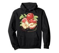 Trendy Apparel Apples Fruit Arrangement Watercolor Painting Sudadera con Capucha
