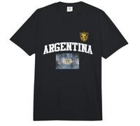 Trendy Apparel Argentina Distressed National Flag Griffin Comfort Colors Adult Heavyweight T-Shirt