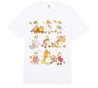 Trendy Apparel Autumn Seasonal Goose Grid Cozy Fall Vibes Comfort Colors Adult Heavyweight T-Shirt