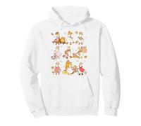 Trendy Apparel Autumn Seasonal Goose Grid Cozy Fall Vibes Sudadera con Capucha