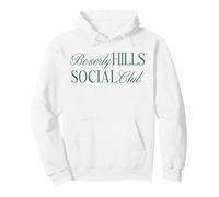 Trendy Apparel Beverly Hills California Social Club Green Sudadera con Capucha