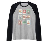 Trendy Apparel Book Lovers Stamps Slow Burn Enemies To Lover Camiseta Manga Raglan