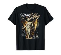Trendy Apparel Born For Glory No Saints Just Martyrs Angel Camiseta