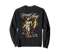 Trendy Apparel Born For Glory No Saints Just Martyrs Angel Sudadera