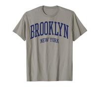 Trendy Apparel Brooklyn New York Collegiate Bold Text Camiseta