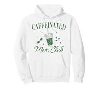 Trendy Apparel Caffeinated Mom Club Sunglasses & Iced Coffee Sudadera con Capucha