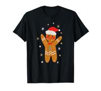 Trendy Apparel Christmas Happy Little Gingerbread Man Cookie Camiseta