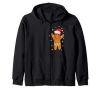 Trendy Apparel Christmas Happy Little Gingerbread Man Cookie Sudadera con Capucha
