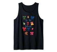 Trendy Apparel Christmas Tis The Season of Colorful Bows Camiseta sin Mangas