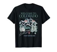 Trendy Apparel Christmas Welcome To Colorado Enjoy The Ride Camiseta