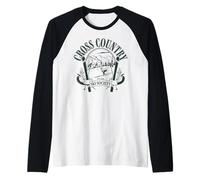 Trendy Apparel Cross Country Ski Society EST 1868 Ski Poles Camiseta Manga Raglan