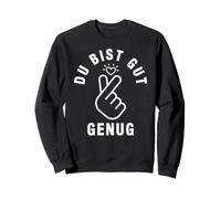 Trendy Apparel Du BIST Gut Genug You Are Good Enough Heart Sudadera