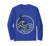 Trendy Apparel Dusk Nature Moonless Forest Somber Waves Manga Larga