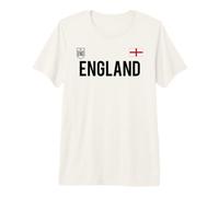 Trendy Apparel England Bold Text National Crest & Flag Badge Camiseta Premium