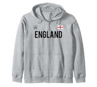 Trendy Apparel England Bold Text National Crest & Flag Badge Sudadera con Capucha