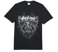 Trendy Apparel England Griffin Shield Crest Regal Arrows Comfort Colors Adult Heavyweight T-Shirt
