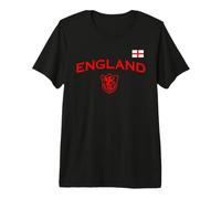 Trendy Apparel England Shield Crest and St. George Flag Camiseta Premium