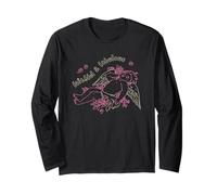 Trendy Apparel Faithful & Fabulous Vintage Angel Outline Manga Larga