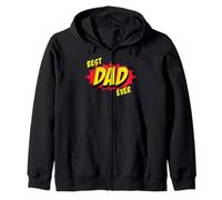 Trendy Apparel Father's Day Best Dad Ever como Book Style Sudadera con Capucha