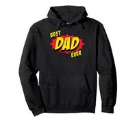 Trendy Apparel Father's Day Best Dad Ever como Book Style Sudadera con Capucha