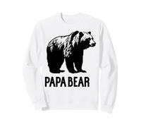 Trendy Apparel Father's Day Papa Bear Grizzly Bear Sudadera