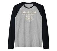 Trendy Apparel Feels Good To Take A Break Mind Body Soul Camiseta Manga Raglan