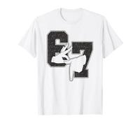 Trendy Apparel Gang Sign #67 Distressed Monochromatic Poster Camiseta