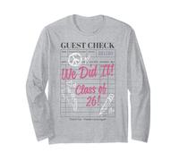 Trendy Apparel Graduation We Did It Class of 26! Guest Check Manga Larga
