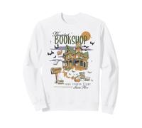 Trendy Apparel Halloween Haunted Bookshop Spooky Story Here Sudadera