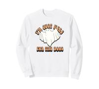 Trendy Apparel Halloween I'm Just Here for The Boos Ghost Sudadera