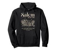 Trendy Apparel Halloween Salem Book Club All Witches Welcome Sudadera con Capucha