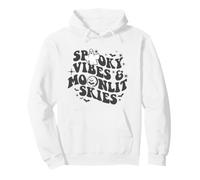 Trendy Apparel Halloween Spooky Vibes Moonlit Skies Ghost Sudadera con Capucha